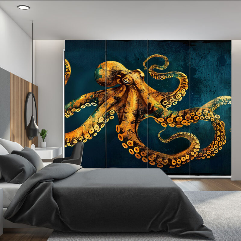 Flächenvorhang Tiefseewesen