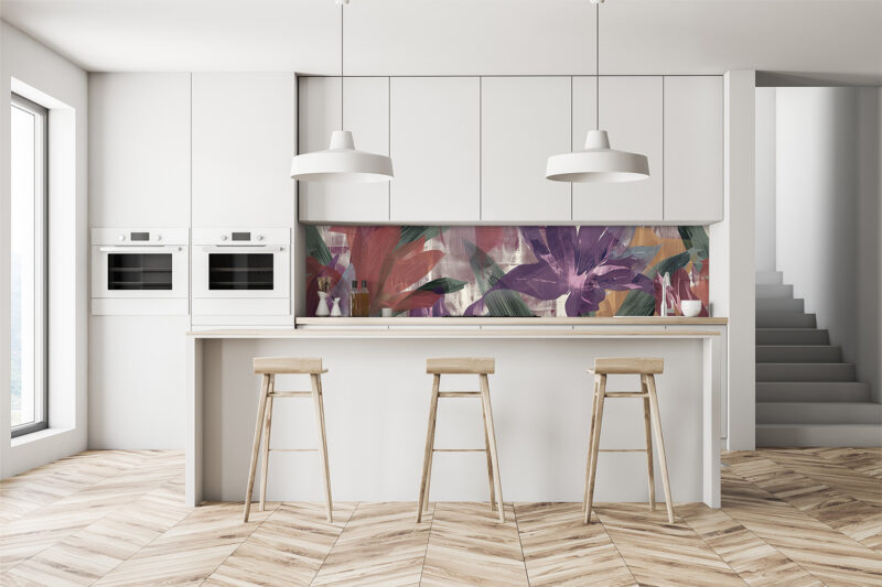 Küchenrückwand Bloom
