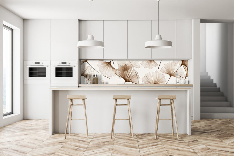 Küchenrückwand GInkgo Studie