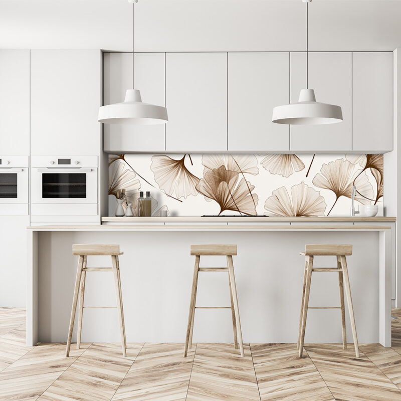 Küchenrückwand GInkgo Studie