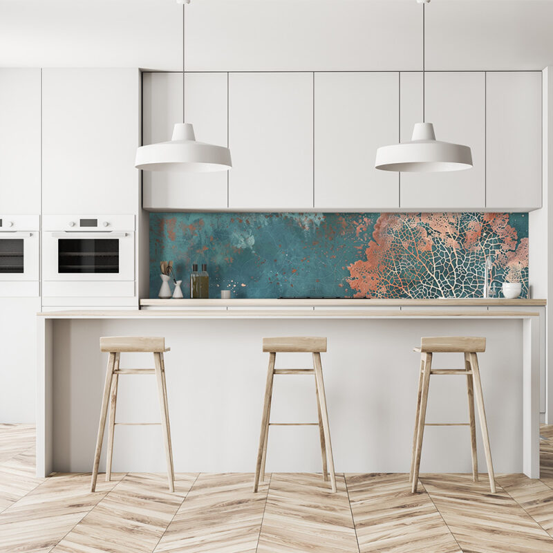 Küchenrückwand Kupferblatt