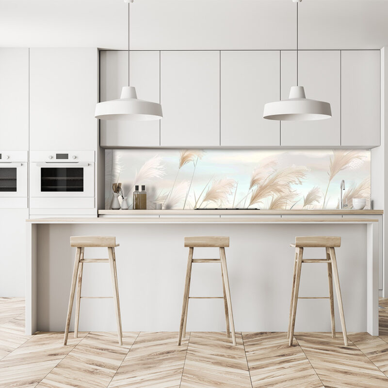 Küchenrückwand Leises Schilf