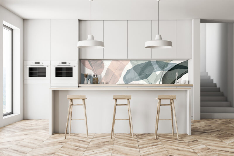 Küchenrückwand Natur in Pastell