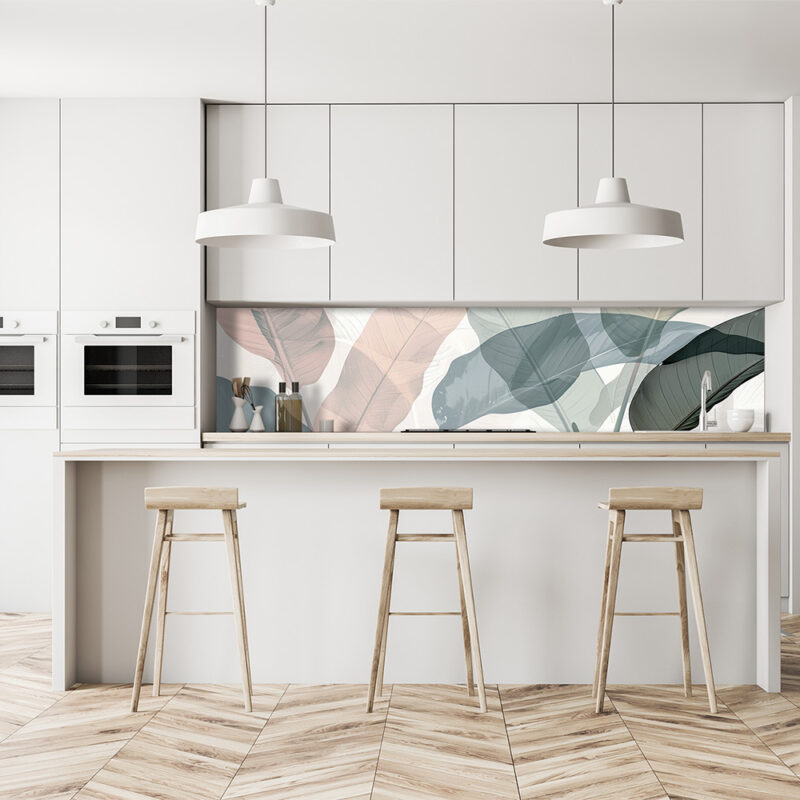 Küchenrückwand Natur in Pastell