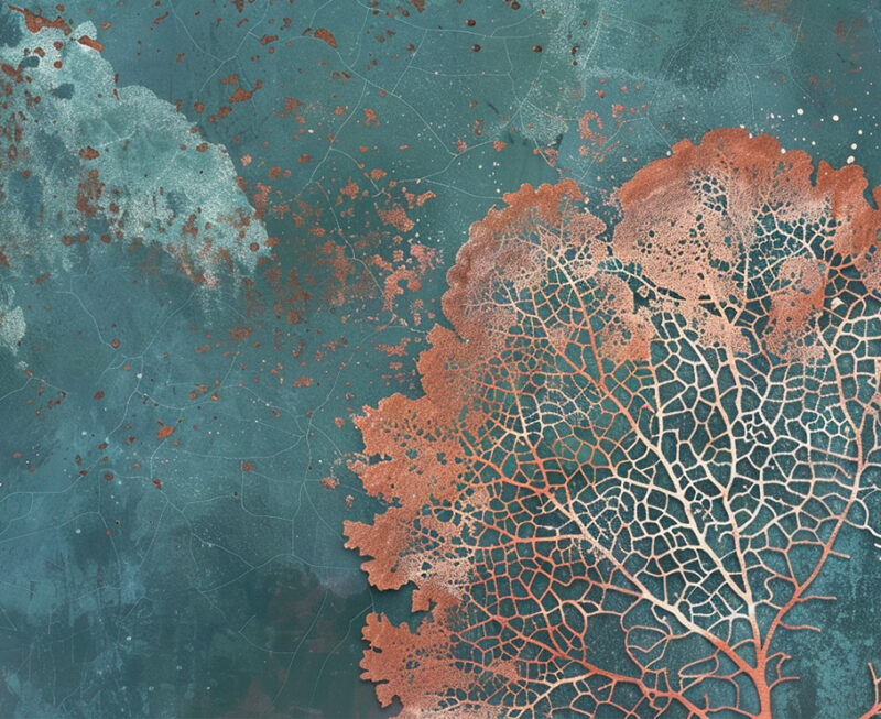 Kupferblatt_240x250 Flächenvorhang Kupferblatt