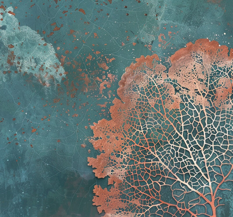 Kupferblatt_240x250 Flächenvorhang Kupferblatt