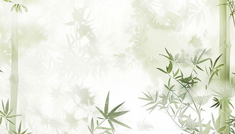 Küchenrückwand Bambuswald