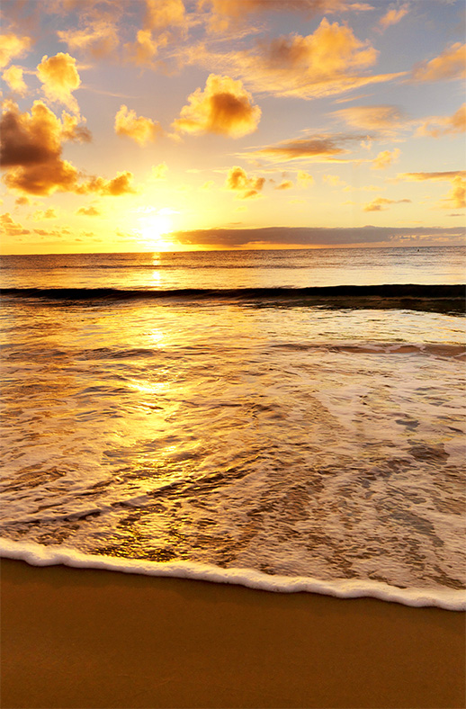 Duschtrennwand für Walk-in Duschen Meeresstrand