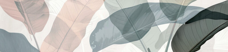 Küchenrückwand Natur in Pastell