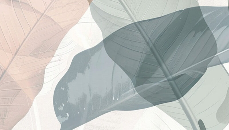 Küchenrückwand Natur in Pastell