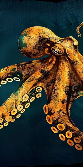 Sichtschutz Trennwand Tiefseewesen