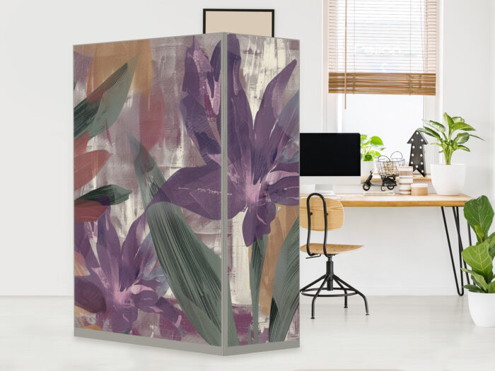 HomeOffice Sichtschutz Paravent Bloom