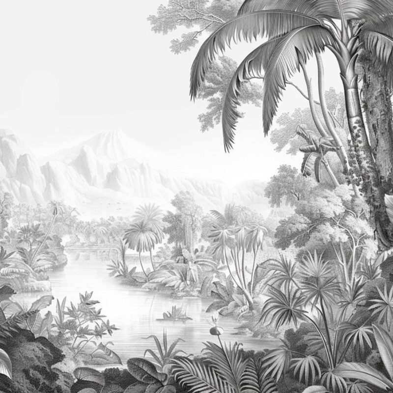 HomeOffice Sichtschutz Paravent Fernes Tal