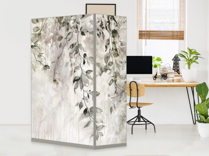 HomeOffice Sichtschutz Paravent Leaf Silence