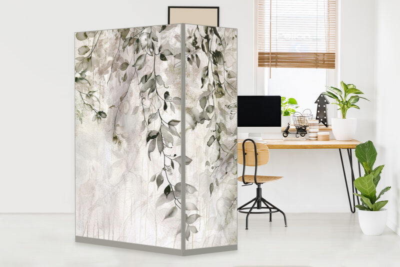 HomeOffice Sichtschutz Paravent Leaf Silence