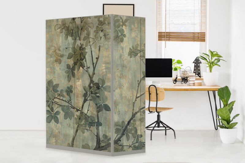 HomeOffice Sichtschutz Paravent Nature Calm