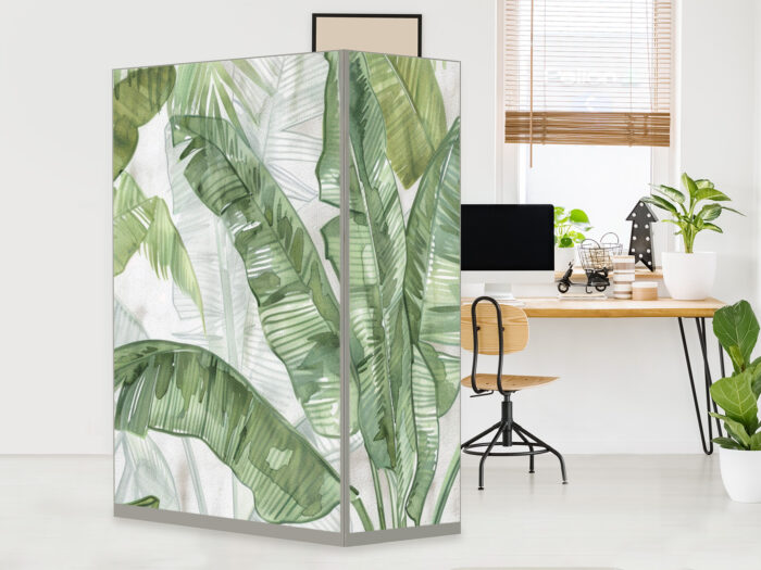 HomeOffice Sichtschutz Paravent Palm Breeze
