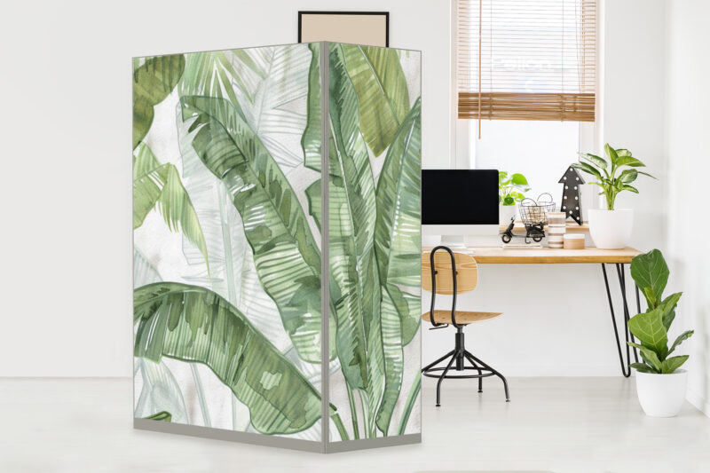 HomeOffice Sichtschutz Paravent Palm Breeze