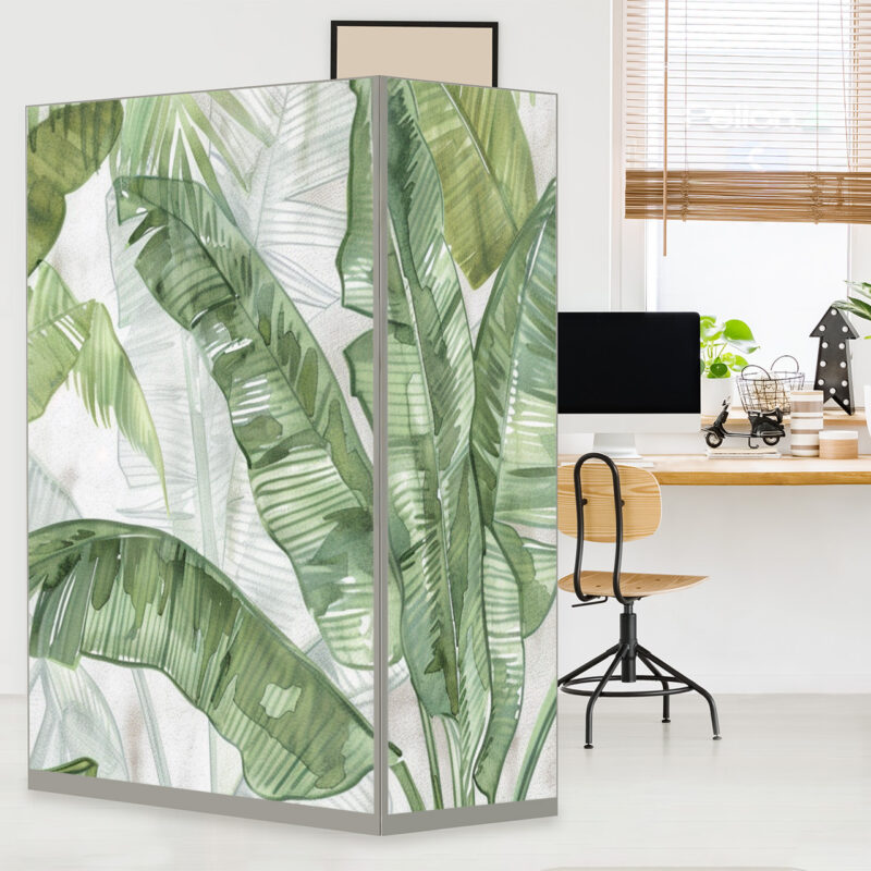 HomeOffice Sichtschutz Paravent Palm Breeze
