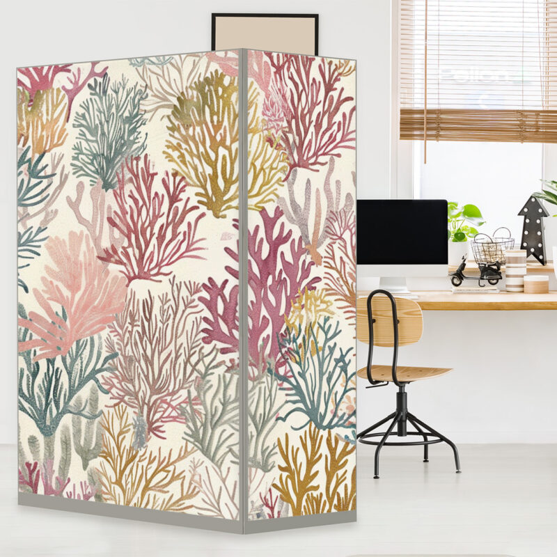 HomeOffice Sichtschutz Paravent Sea Colors