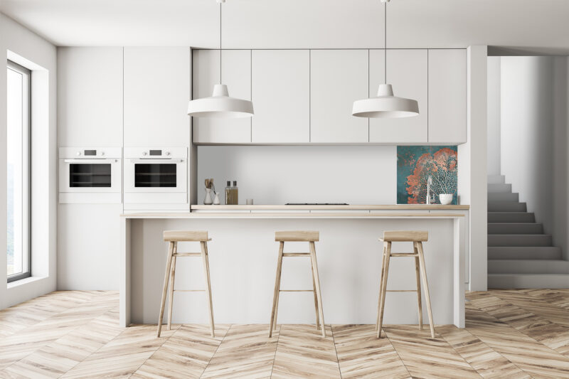 Spritzschutz Kupferblatt