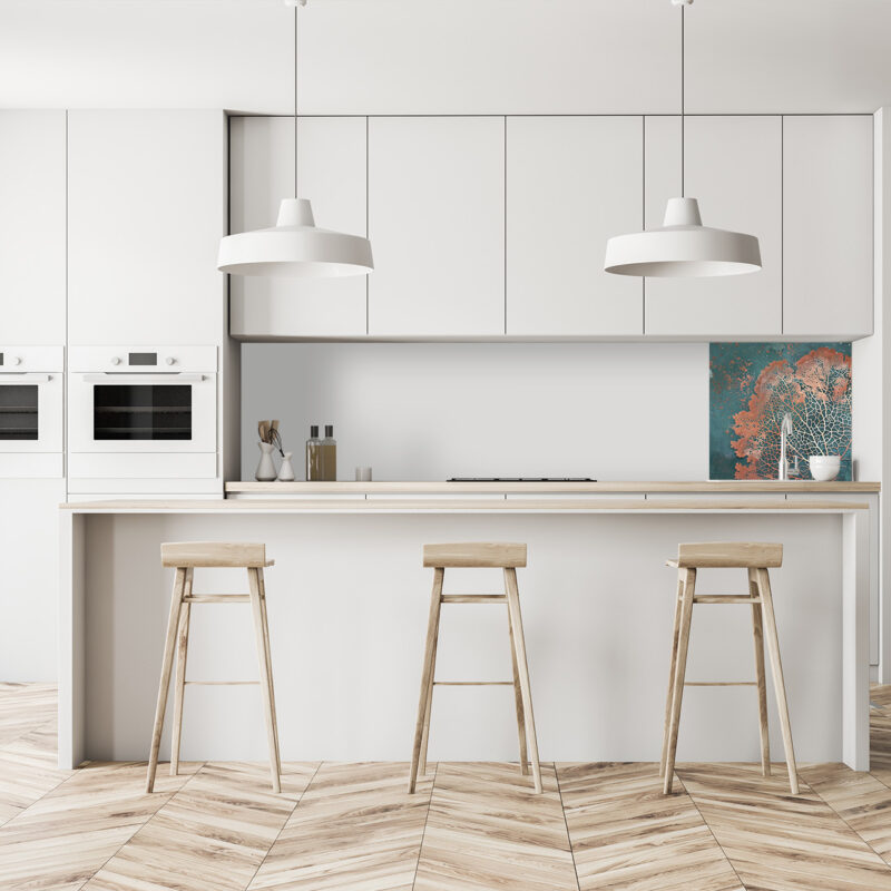 Spritzschutz Kupferblatt