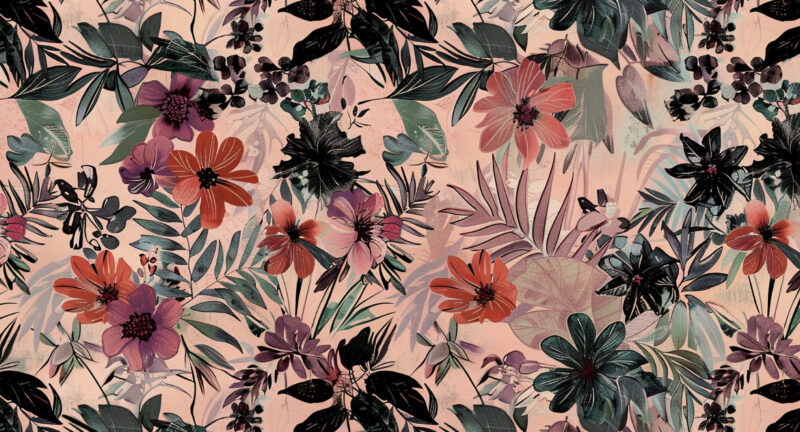 Tapete Floral Fusion