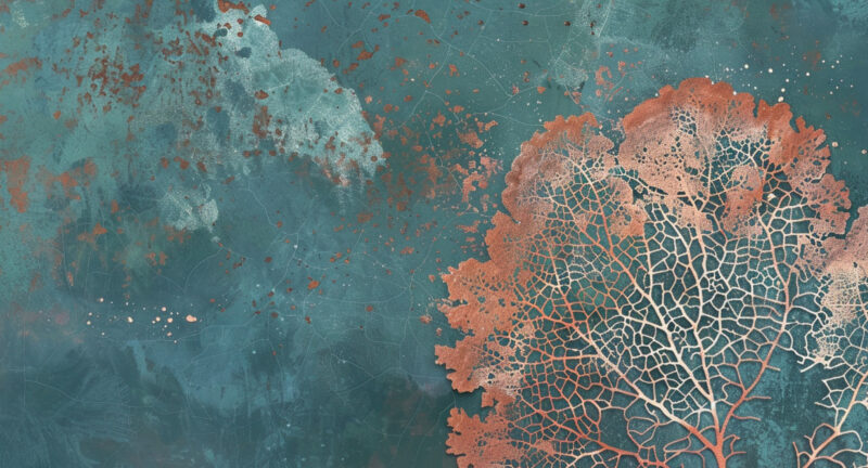 Tapete_500x270_Bahnen_Kupferblatt Tapete Kupferblatt