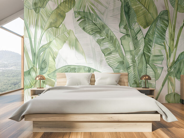 Tapete_Schlafzimmer_Palm-Breeze Tapete Palm Breeze