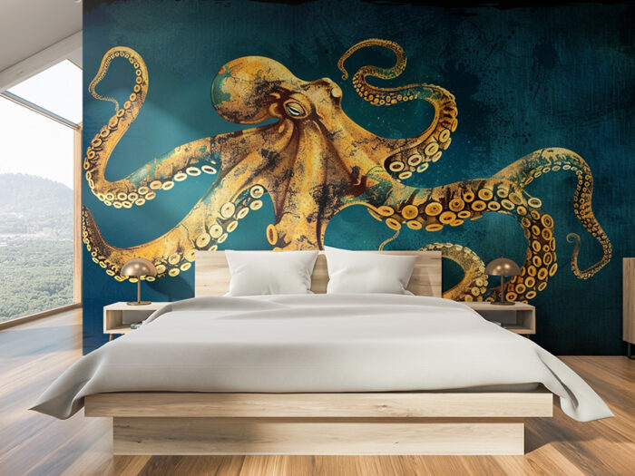 Tapete_Schlafzimmer_Tiefseewesen Tapete Tiefseewesen