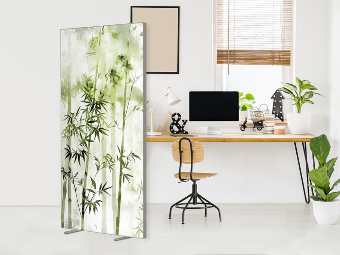 Sichtschutz Trennwand Bambuswald