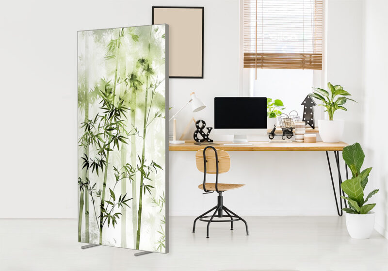 Sichtschutz Trennwand Bambuswald