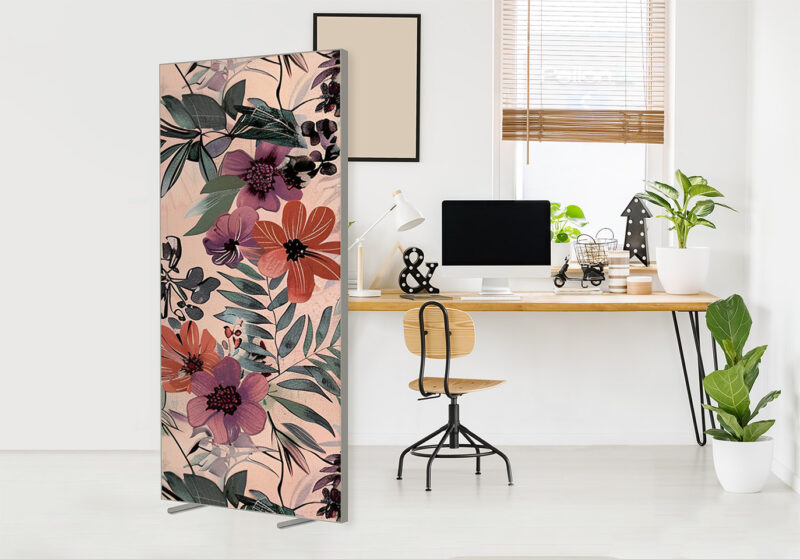 Sichtschutz Trennwand Floral Fusion
