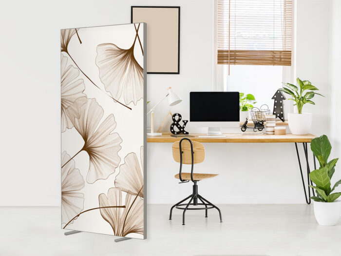 Sichtschutz Trennwand Ginkgo Studie