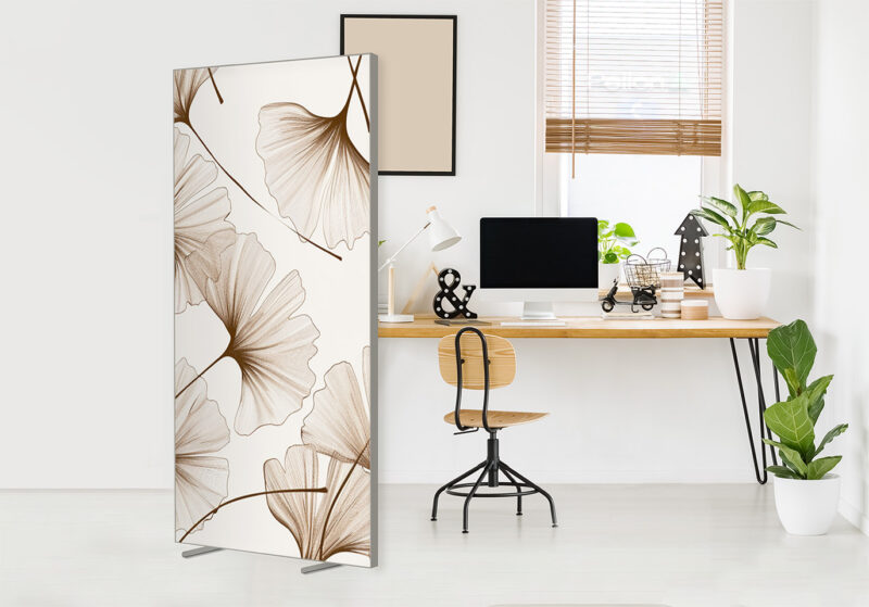 Sichtschutz Trennwand Ginkgo Studie