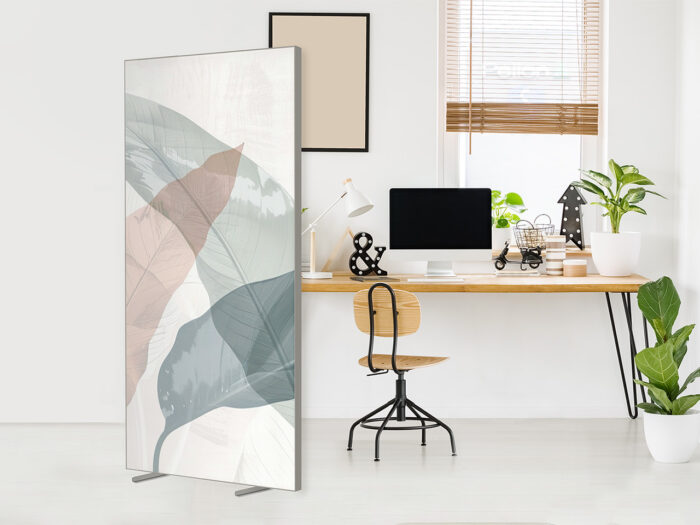 Sichtschutz Trennwand Natur in Pastell