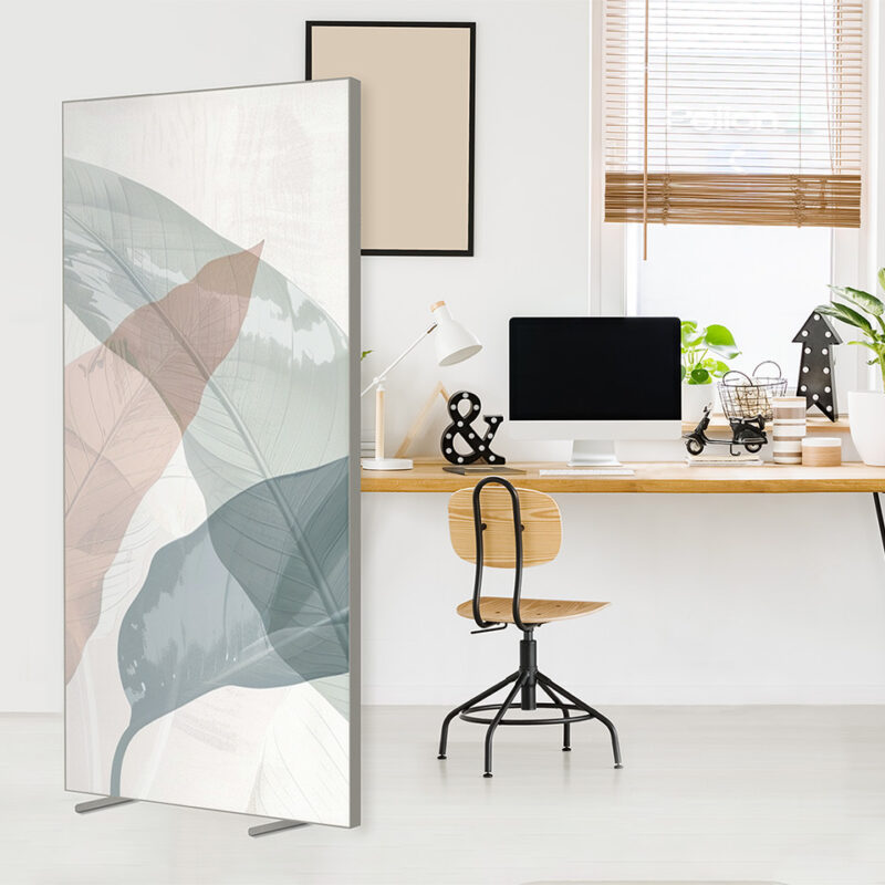 Sichtschutz Trennwand Natur in Pastell