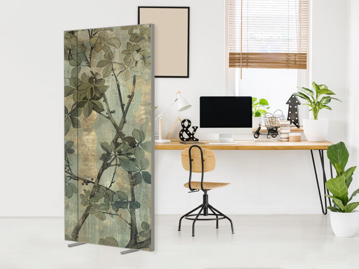 Trennwand_100x200cm_Nature-Calm Sichtschutz Trennwand Nature Calm