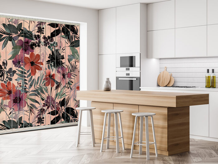 Vertikaljalousie Floral Fusion