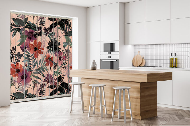 Vertikaljalousie Floral Fusion
