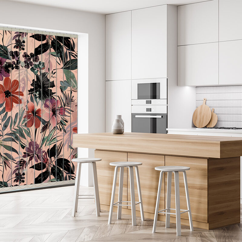 Vertikaljalousie Floral Fusion