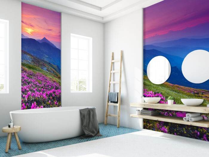 Wandverkleidung Bergpanorama