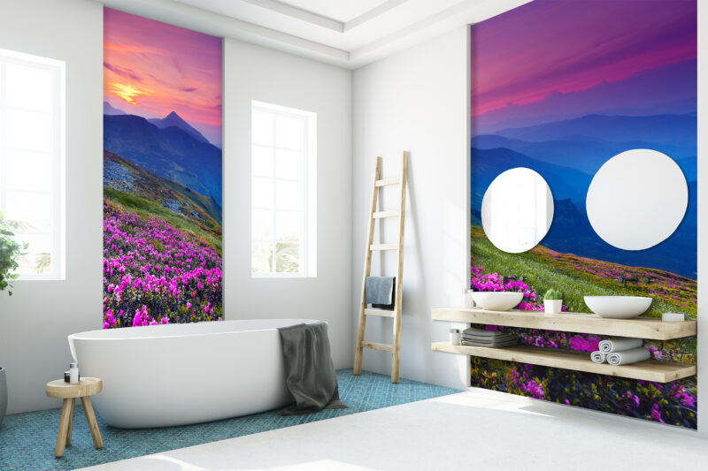 Wandverkleidung Bergpanorama