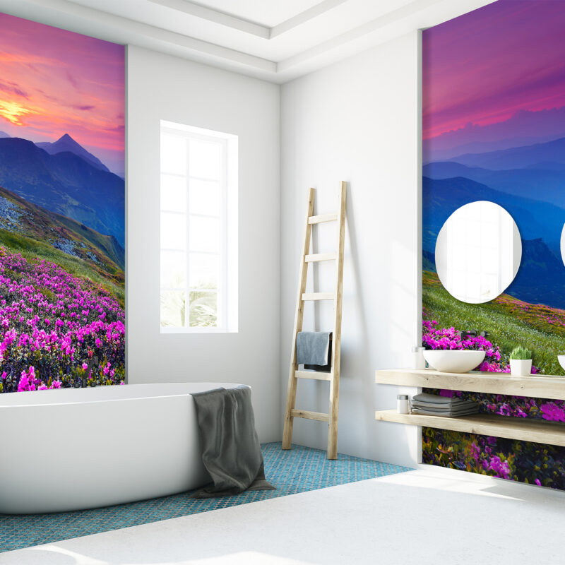 Wandverkleidung Bergpanorama