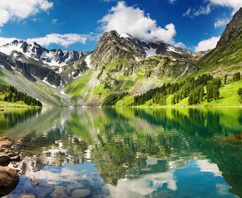Flächenvorhang Berge