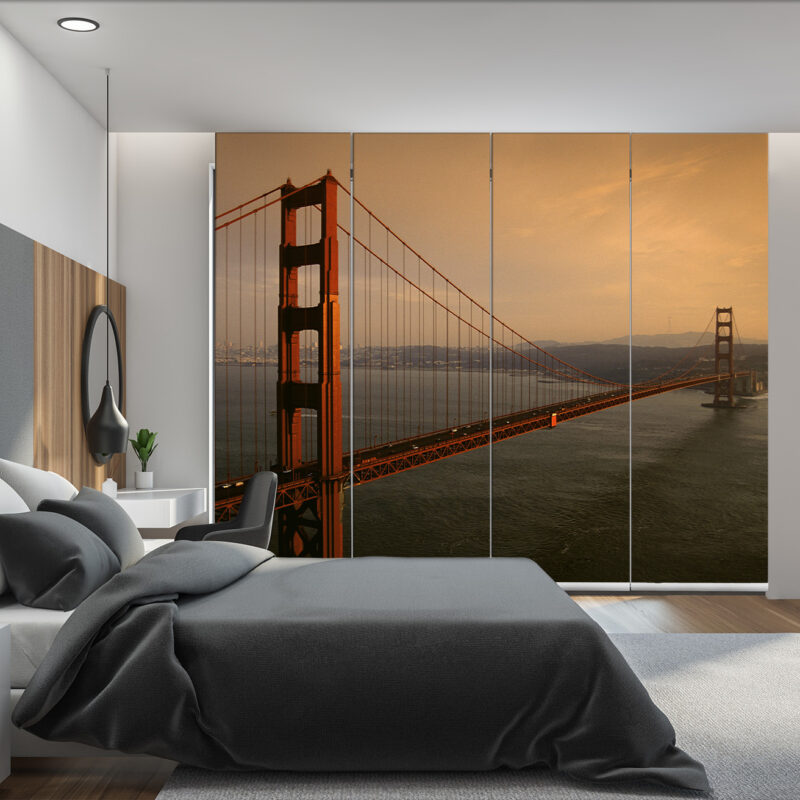 Flächenvorhang Golden Gate Bridge