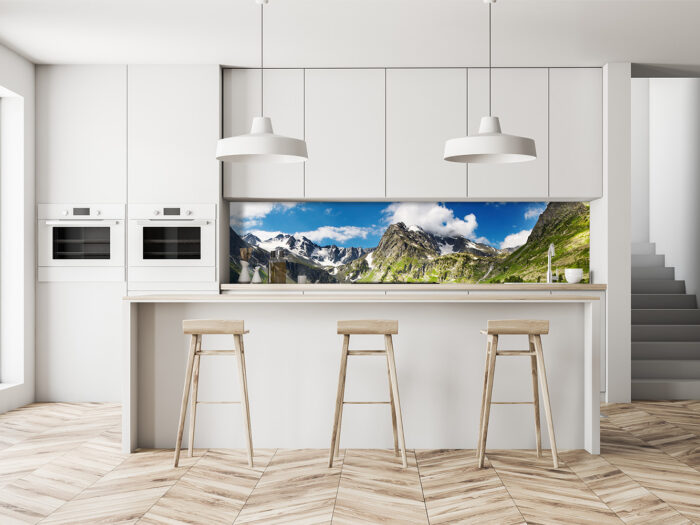 Küchenrückwand Berge