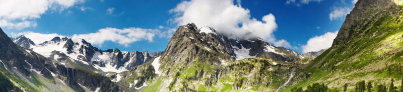 Küchenrückwand Berge