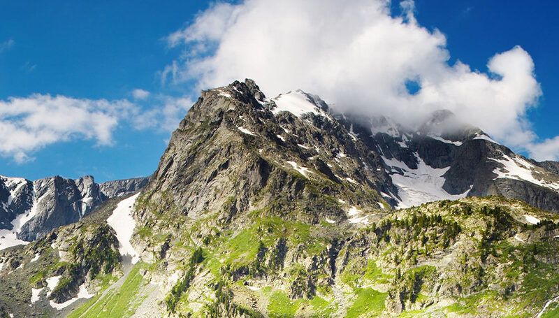 Küchenrückwand Berge