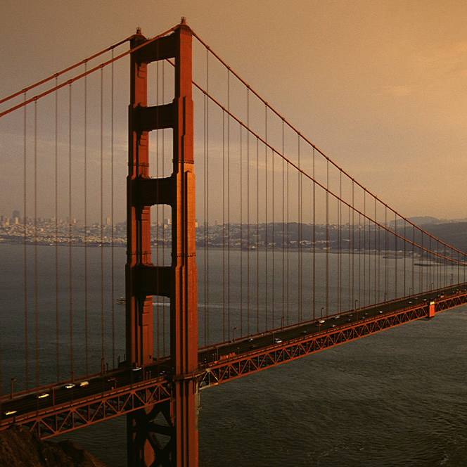 Spritzschutz Golden Gate Bridge
